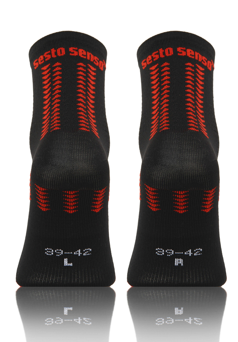 Czarne oddychające skarpety sportowe unisex SKB01 Sesto Senso – komfort i funkcjonalność