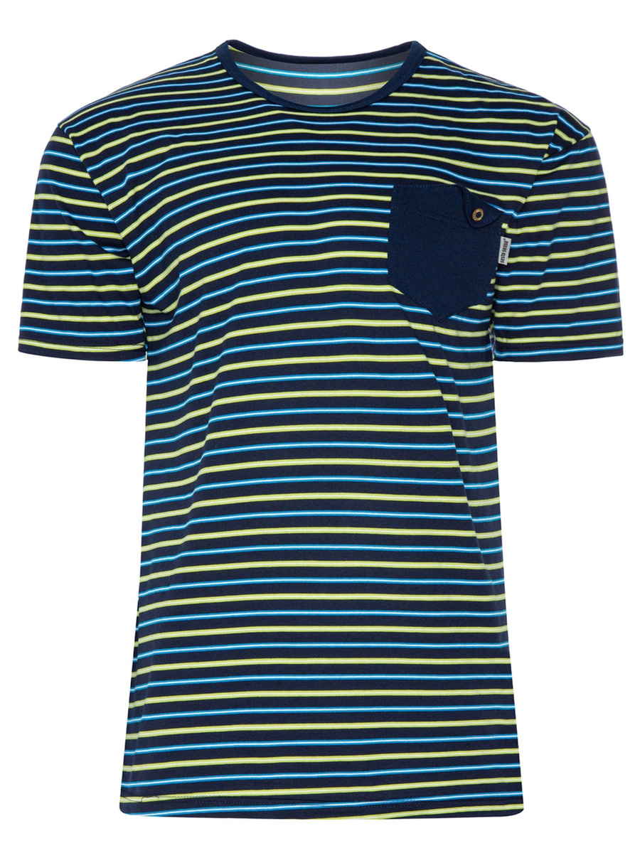 Modna piżama męska beMen 100% bawełna, krótkie rękawy i spodenki – wygoda w domu