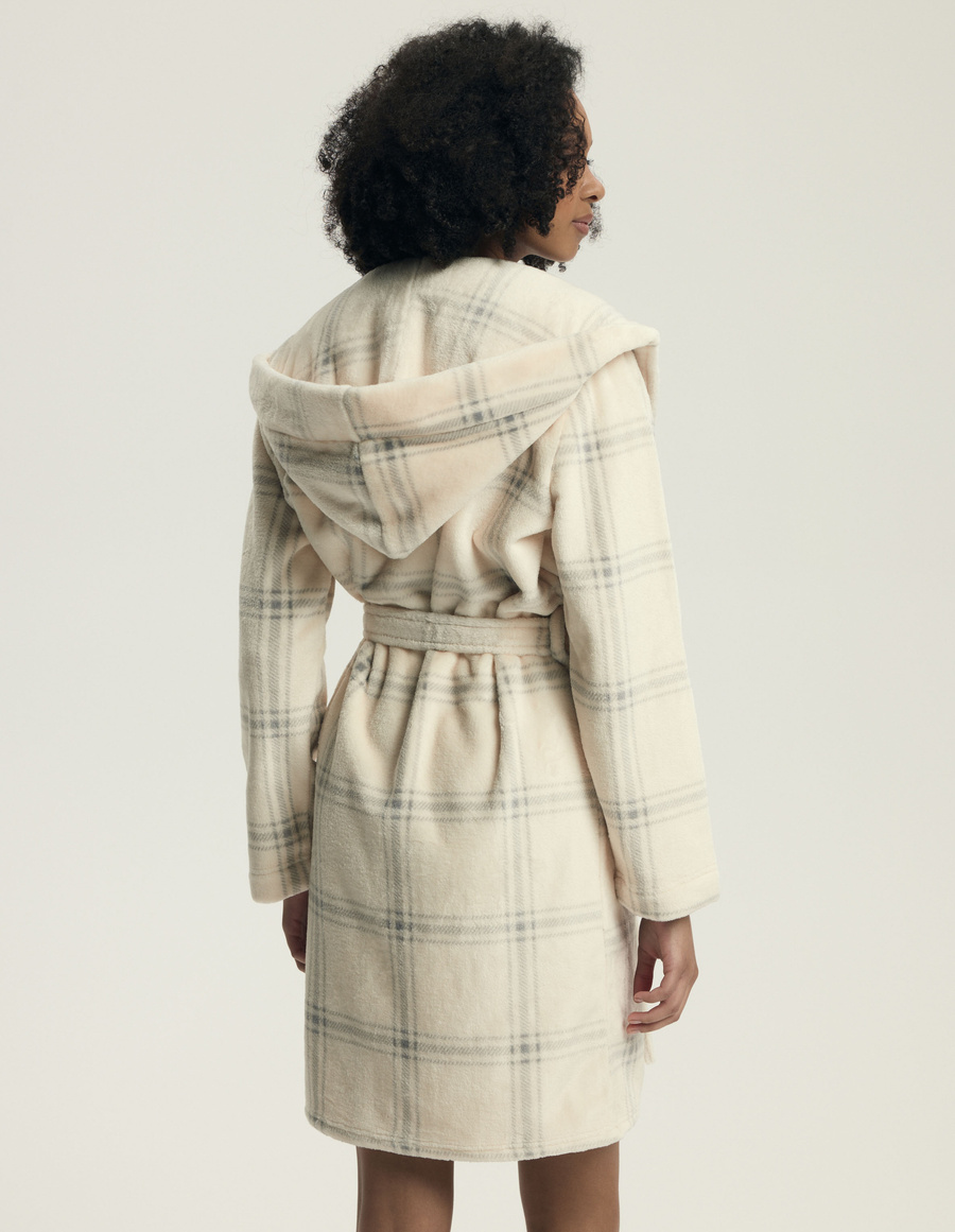 Szlafrok damski 43596 ecru