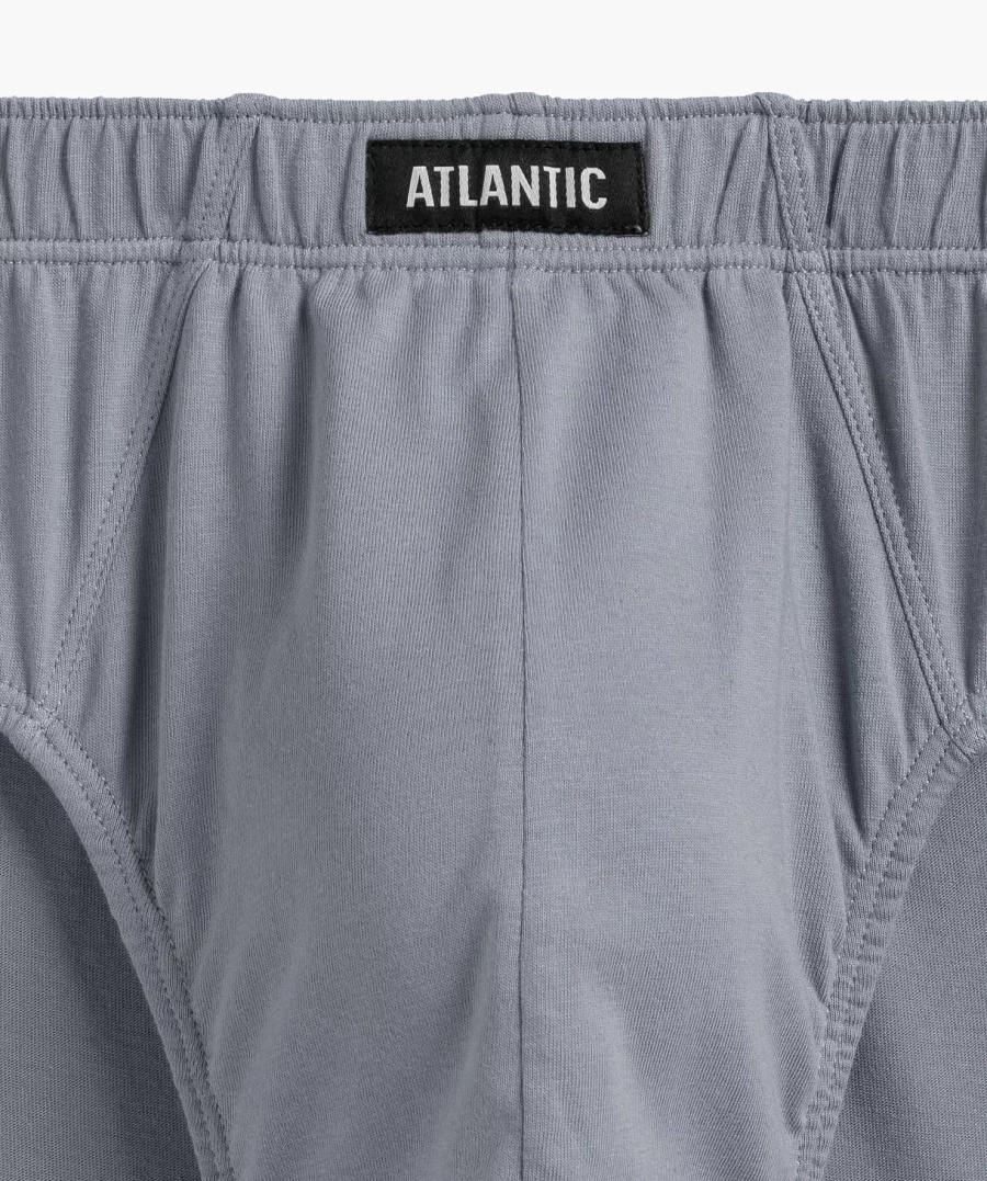Czarne komfortowe slipy męskie 5-pack z bawełny Atlantic – maksymalny komfort użytkowania