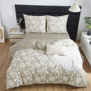 Biała Wzorzysta Pościel Satynowa Model S001 Spod Igły i Nitki – elegancja i komfort