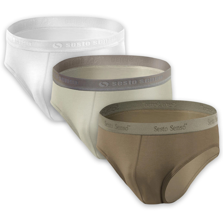 3x Slipy męskie z ozdobna gumą WILD CAT