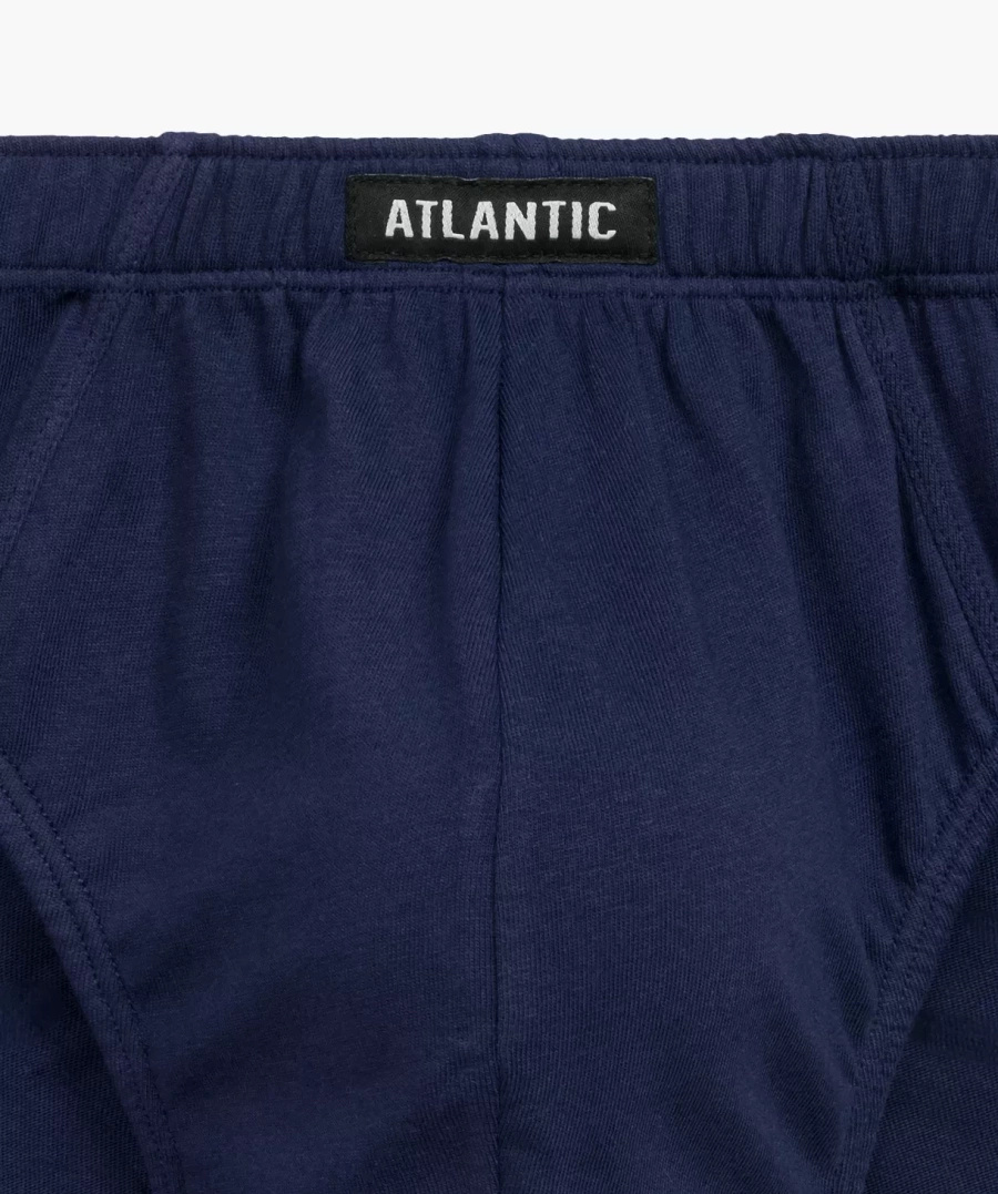 Niebieskie sportowe slipy męskie 5-pack bawełna Atlantic – maksymalny komfort użytkowania