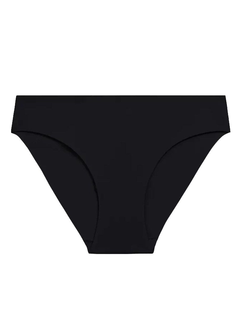Czarne bezszwowe figi damskie sportowe 72% nylon Atlantic – niewidoczne pod ubraniem