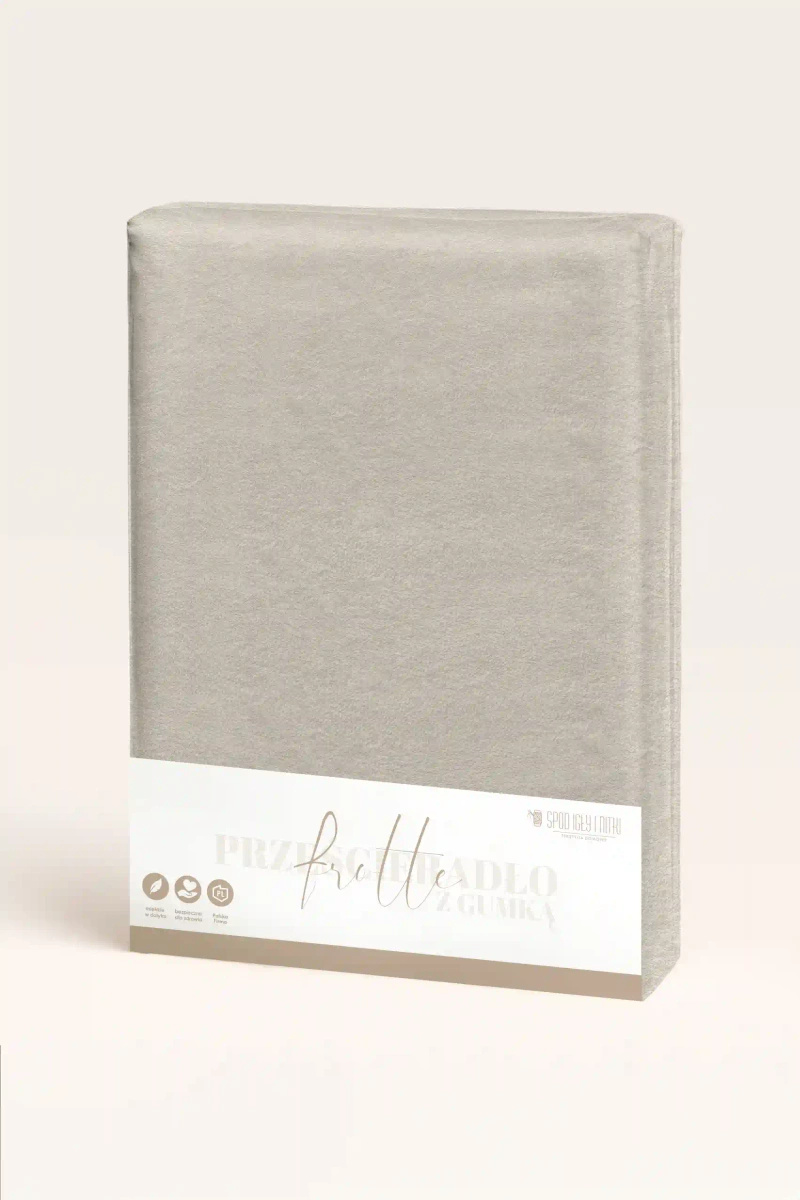 Prześcieradło Frotte Taupe