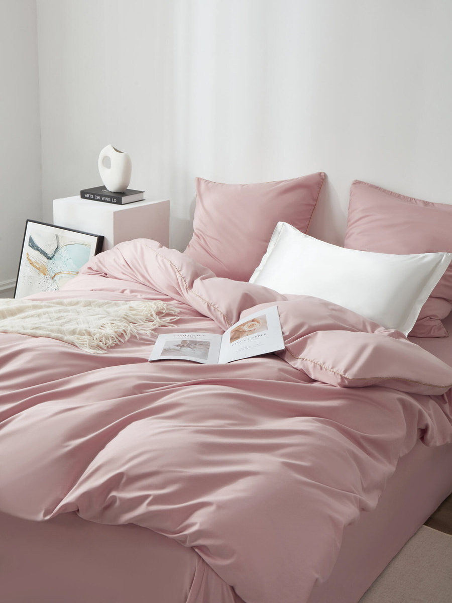 POŚCIEL SATYNA QUEEN PREMIUM PUDER