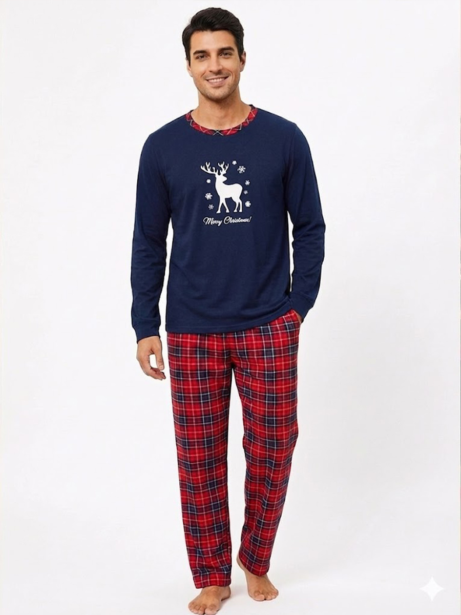 Piżama Męska Świąteczna