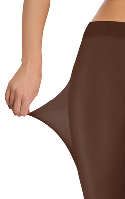 2x Kolorowe rajstopy kryjące z microfibry Hiver 40DEN