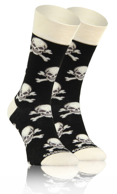 Długie Skarpetki Kolorowe Bawełniane Unisex 90% Bawełna z Zabawnym Wzorem Sesto Senso