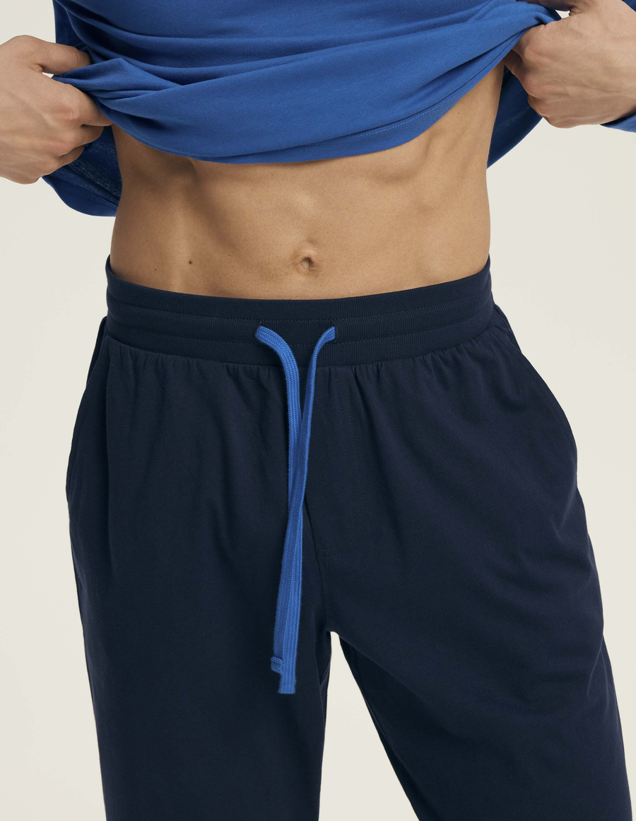 Piżama męska 43472 blue bawełna