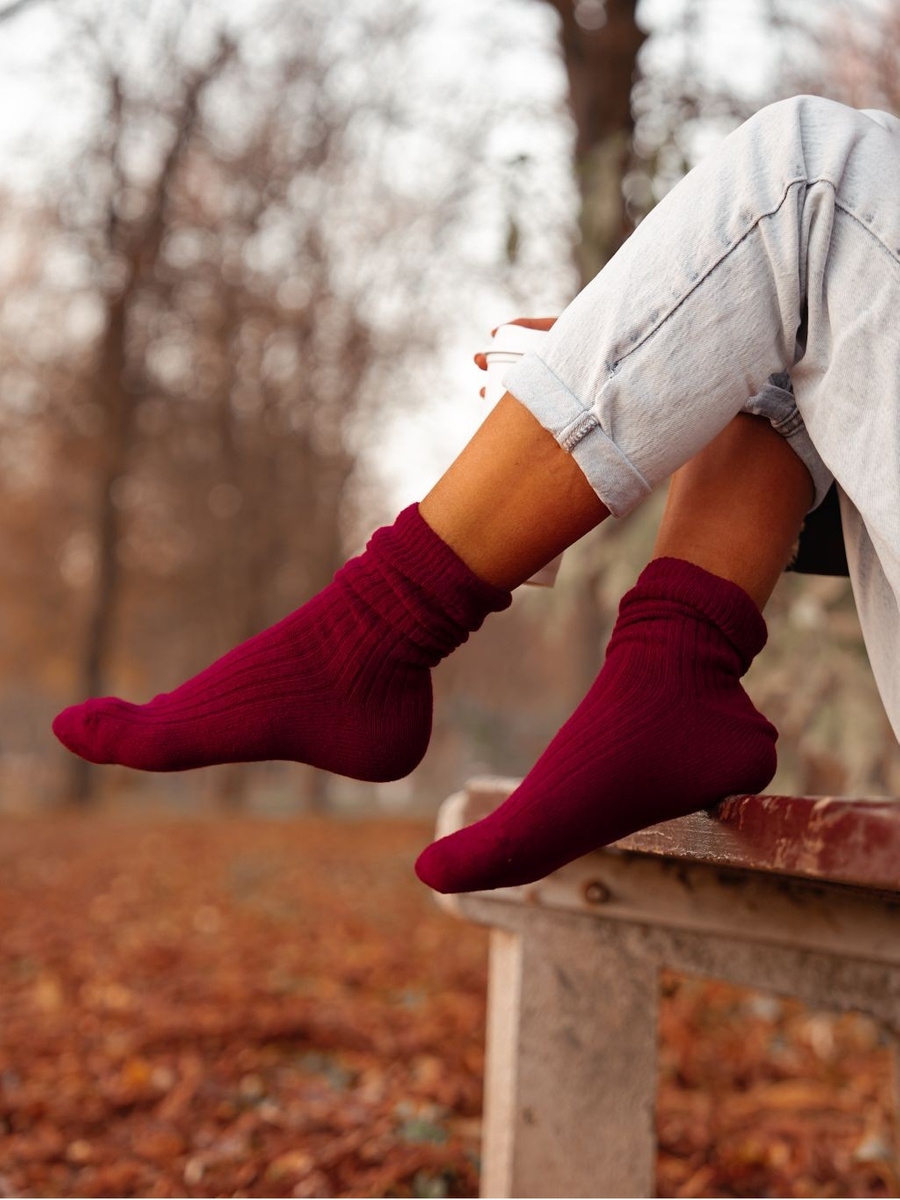Skarpetki damskie Wełna Merino 1573