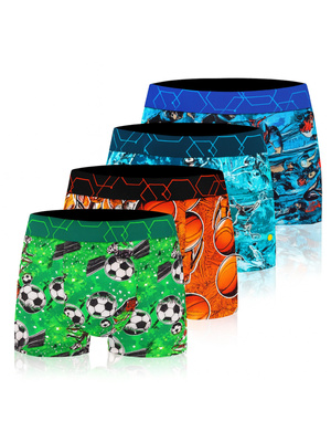 Bokserki Męskie Bambusowe Dopasowane 4 Pack