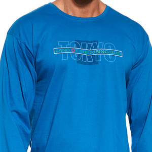 Piżama Męska Długi Rękaw 124