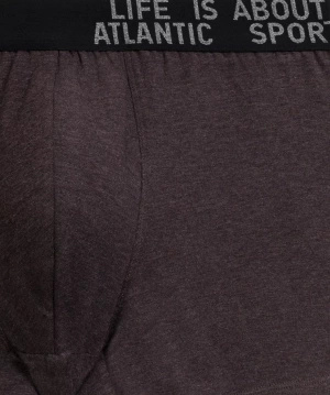 Bokserki Męskie 3MH-226 Brązowe