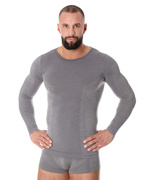 Męski Longsleeve Ciemny Jeans Merino Wool