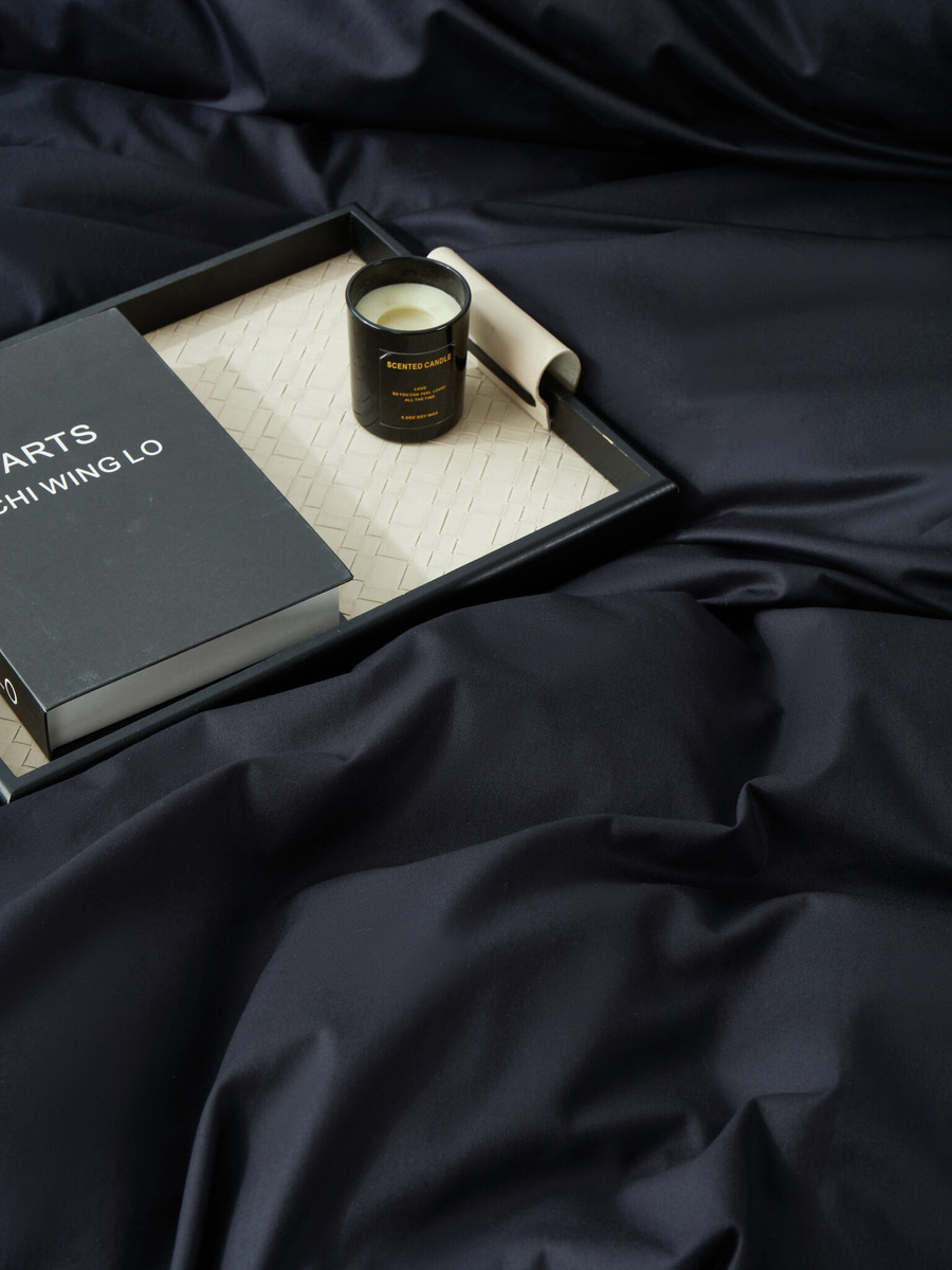 POŚCIEL SATYNA QUEEN PREMIUM CZARNY