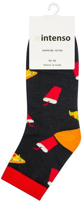 Kolorowe śmieszne SKARPETKI MĘSKIE Intenso Art. 1795