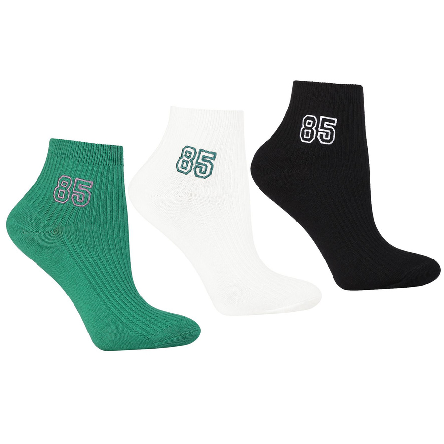 Skarpetki damskie 3/4 3-pak