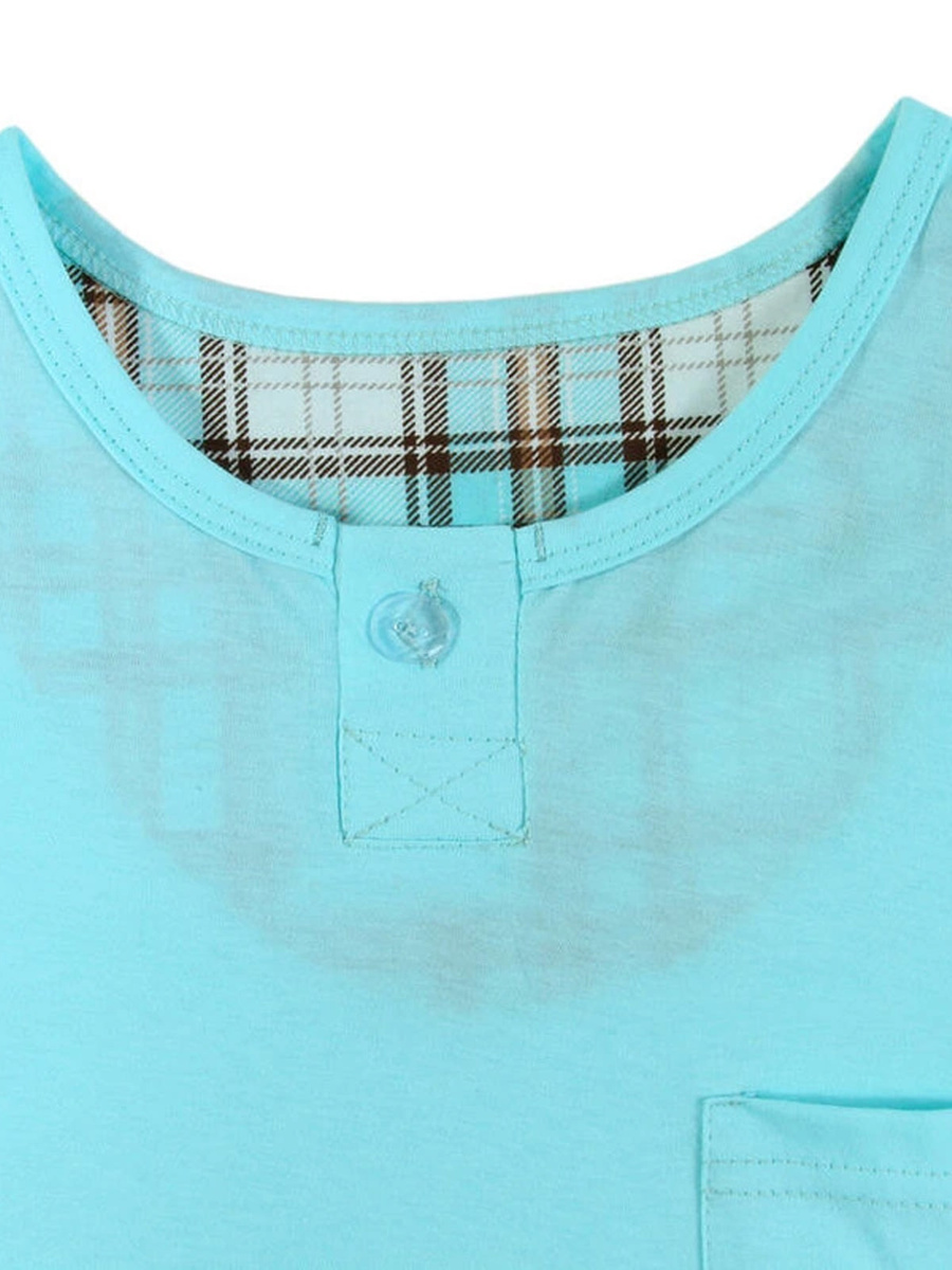 Piżama Męska Krótki Rękaw Krótkie Spodenki