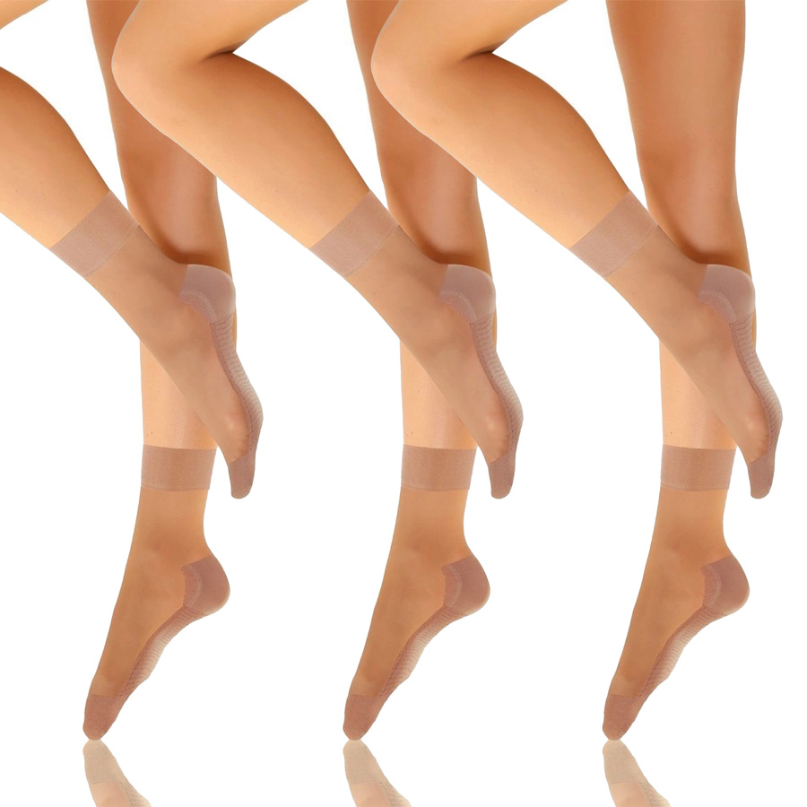 3x Skarpety rajstopowe Damskie Relax 20 DEN