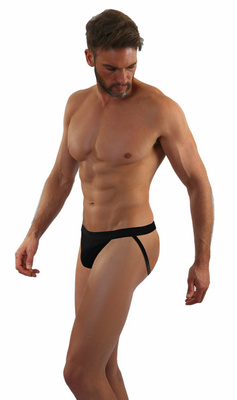 Czarne Slipy męskie typu Jockstrap 95% bawełna STM03 Sesto Senso – seksapil i wygoda