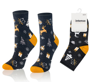 Skarpetki Świąteczne Damskie Intenso