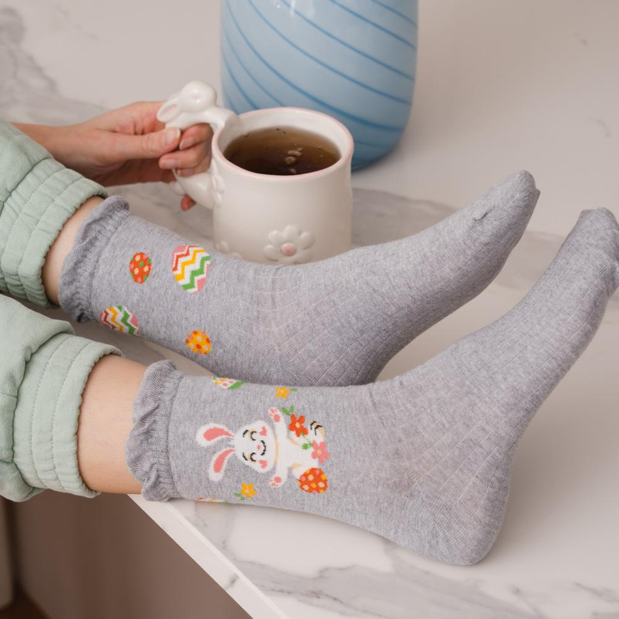 Skarpetki damskie wielkanocne