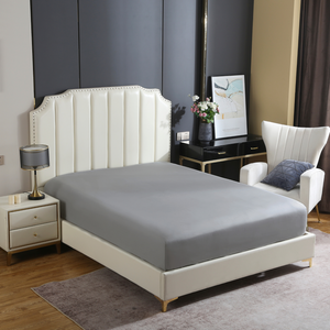 PRZEŚCIERADŁO SATYNA SZARY