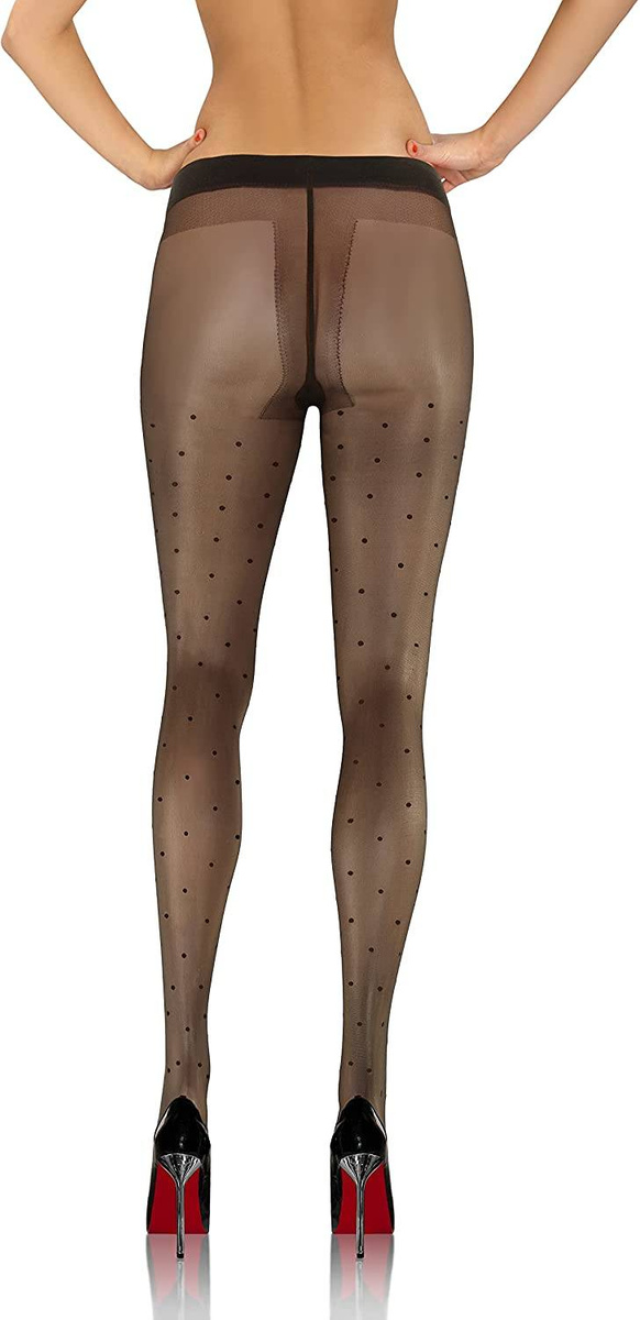 2X Rajstopy w kropki 20 DEN Beti Sesto Senso