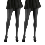 2x Rajstopy kryjące z microfibry CALDO 70DEN