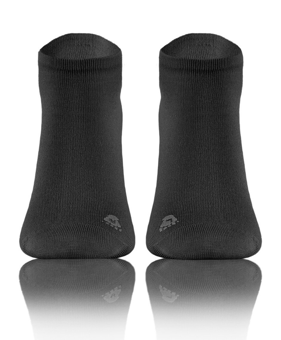 Grafitowe antybakteryjne stopki damskie/męskie 76% bambus Sesto Senso – komfort noszenia