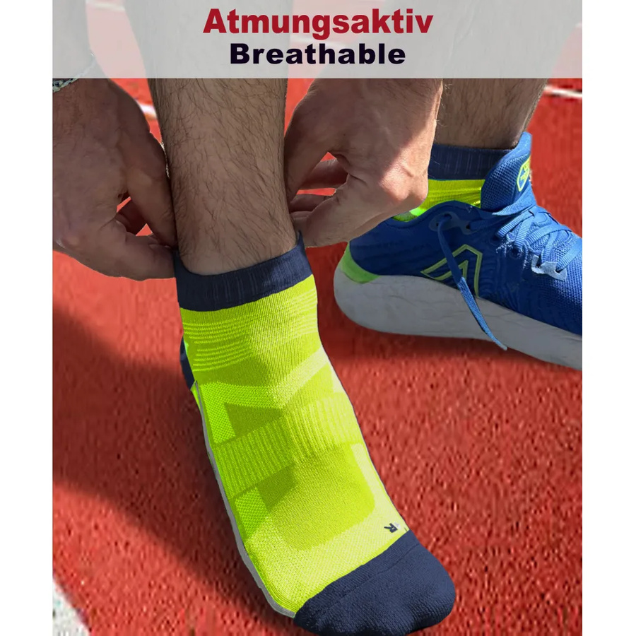 Oddychające krótkie skarpety sportowe unisex 4-pak SKB07 Sesto Senso – komfort i wsparcie