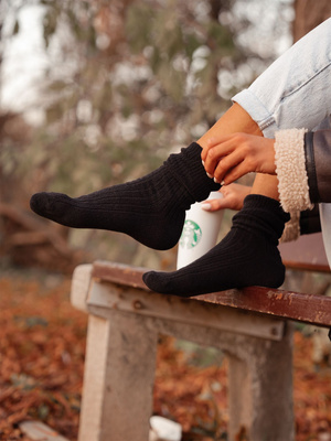 Skarpetki damskie Wełna Merino 1573