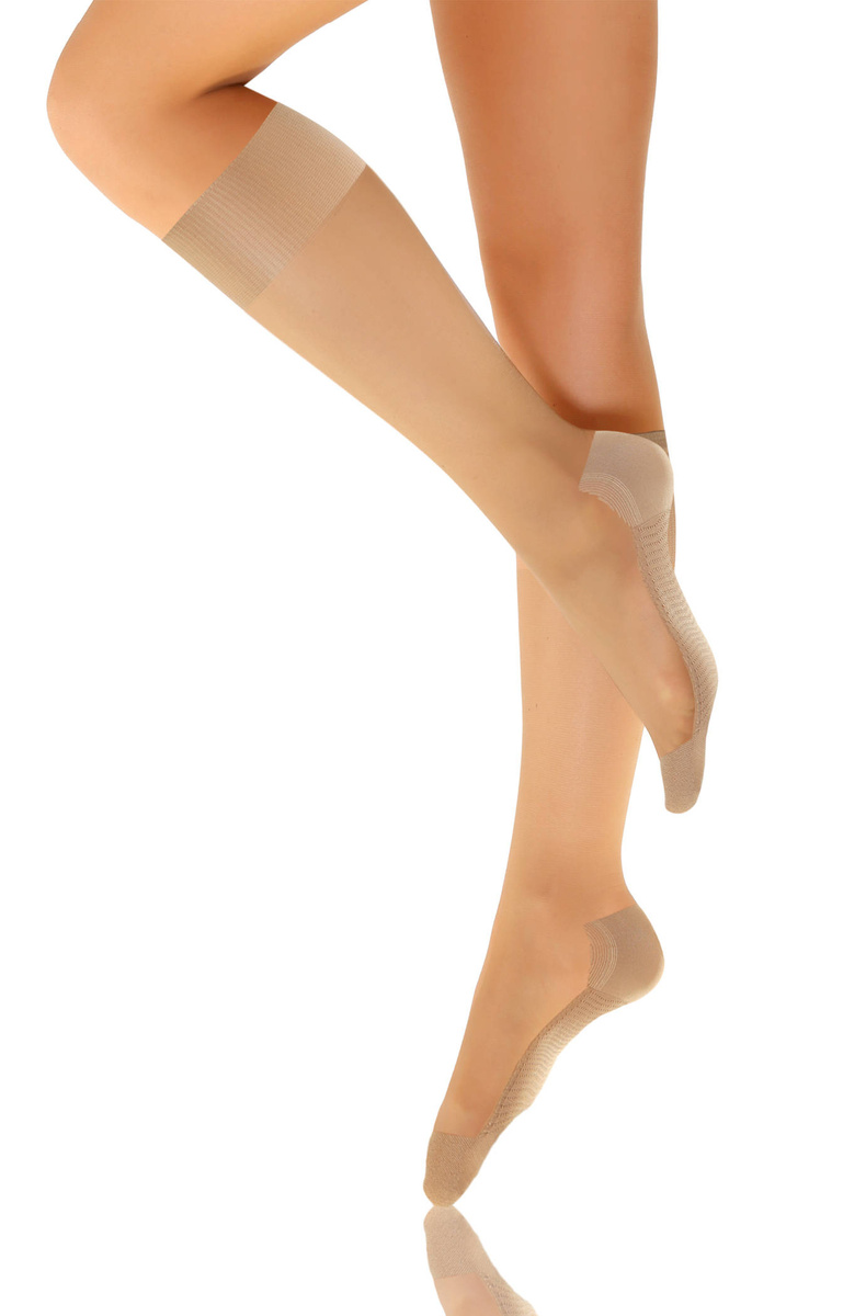 Masujące podkolanówki damskie 3-pak 20 Den Relax Sesto Senso – lekkość i komfort na co dzień