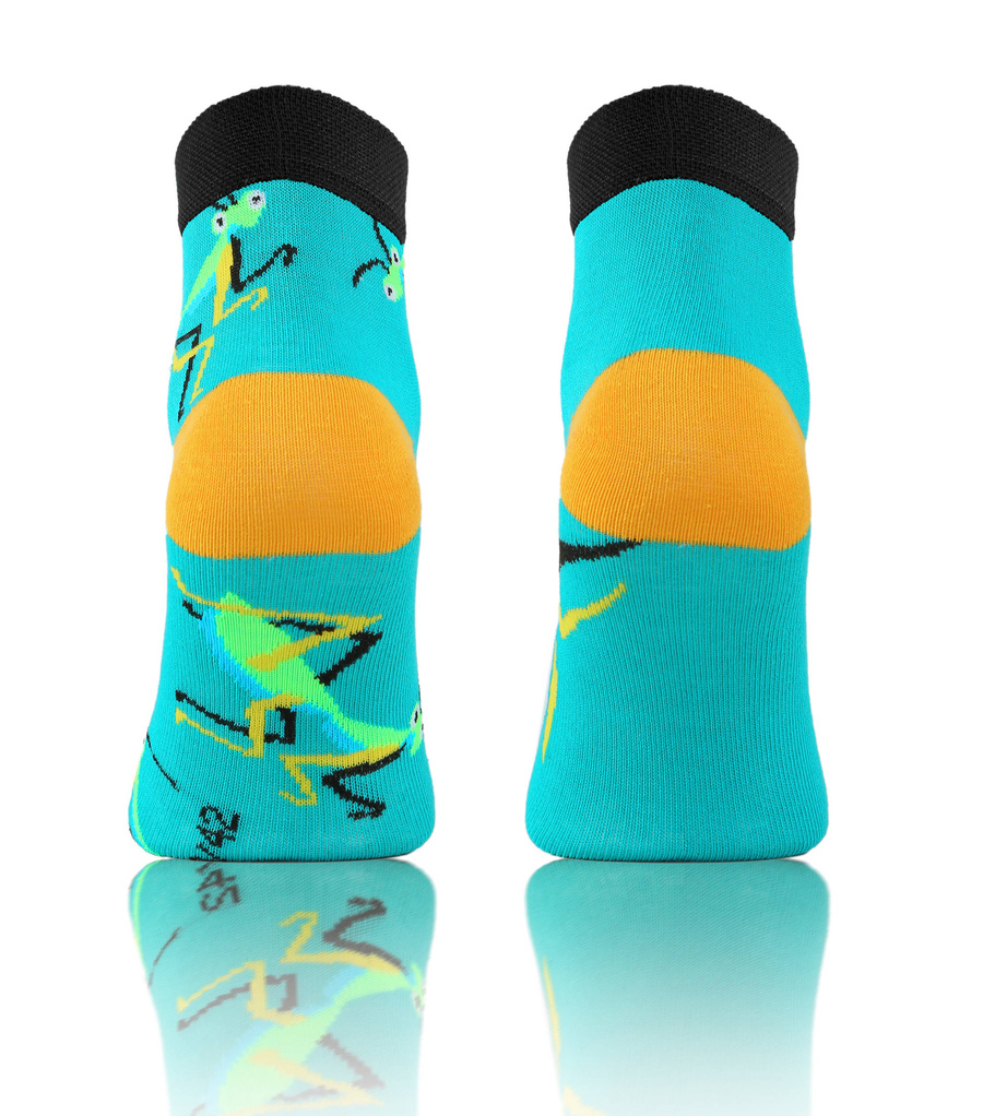 Konik polny kolorowe modne skarpety unisex 90% bawełna Finest Sesto Senso – komfort na co dzień