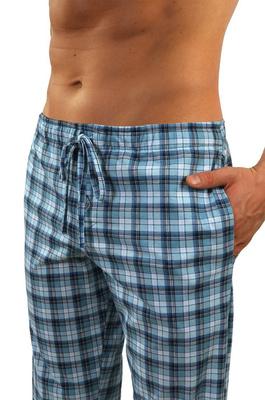 Klasyczna piżama męska długa 100% bawełna Sesto Senso – całoroczny komfort