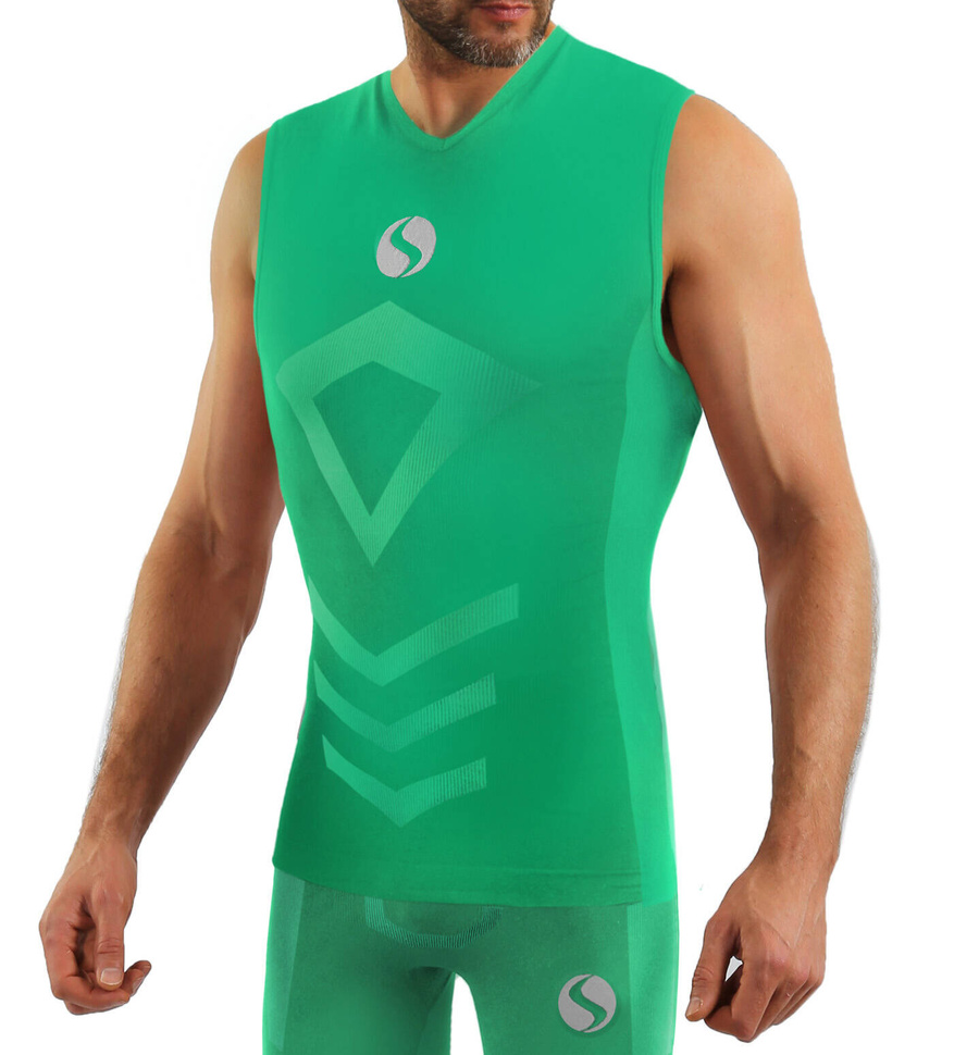 Koszulka Męska Bez Rękawów Termoaktywna CL38