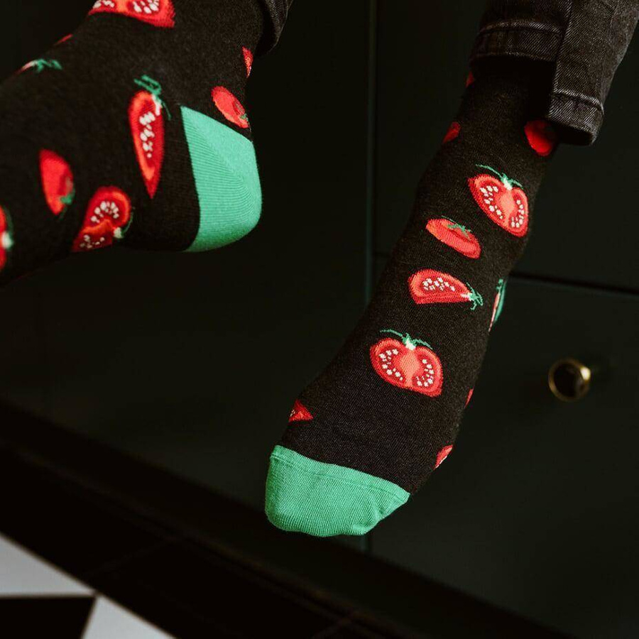 Owocowe Skarpetki Damskie Bawełniane Art 159