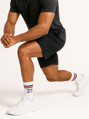 Skarpety sportowe półfrotte z paskami Art. 047