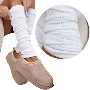 Getry ocieplacze damskie w prążek 1528