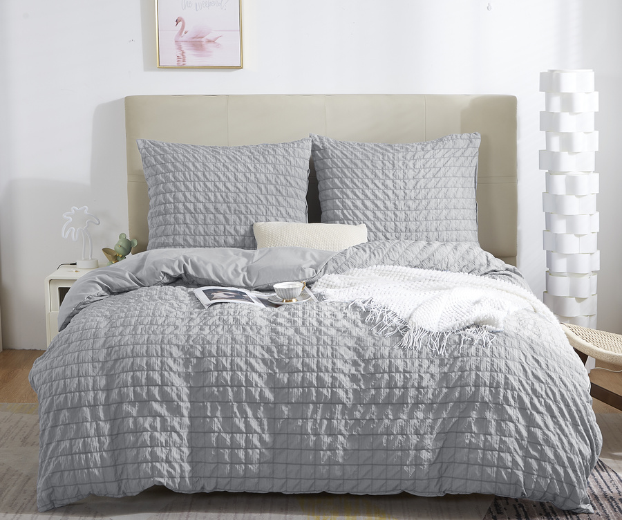 POŚCIEL CREASY SZARA