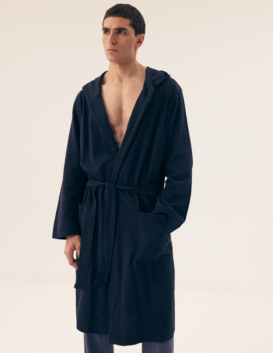 Szlafrok Męski 43044 Dark Blue