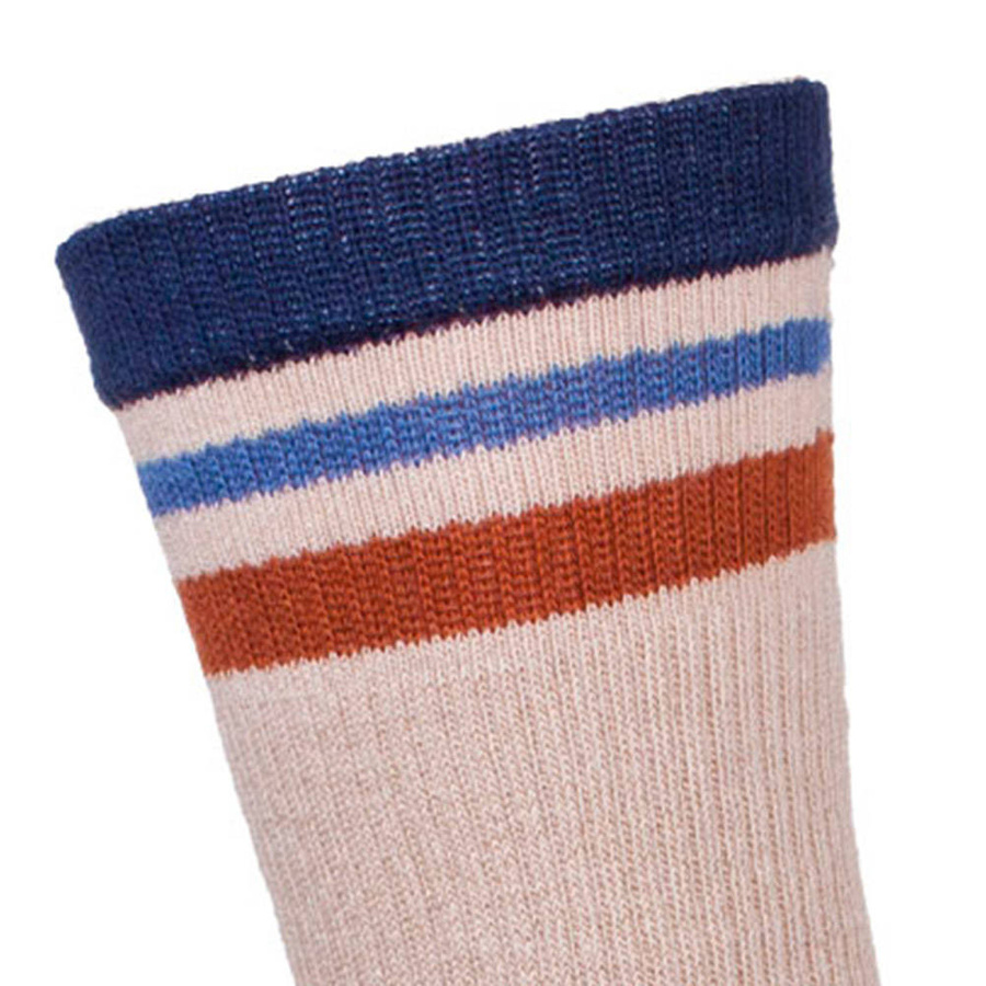 Skarpetki Damskie w Prążek z Paskami