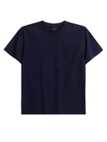 Granatowy bawełniany T-shirt męski 100% NMT-033 Atlantic – maksymalna wygoda.