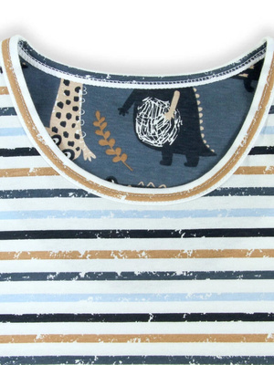 Piżama Męska Krótki Rękaw Krótkie Spodenki