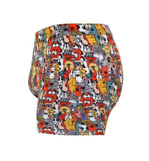 Kolorowe zabawne bokserki męskie 95% bawełna Funny 09 Sesto Senso – wyraź swój styl