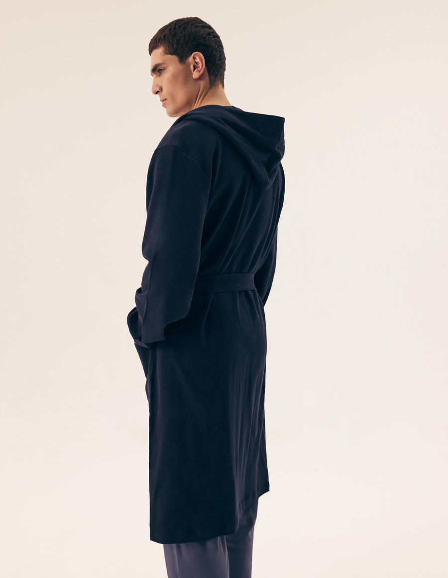 Szlafrok Męski 43044 Dark Blue