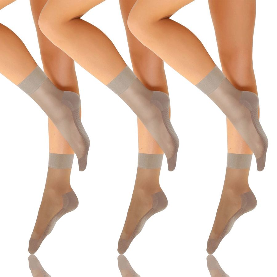 Nieuciskające skarpety damskie 20 Den z masażem Relax Sesto Senso – ulga dla nóg