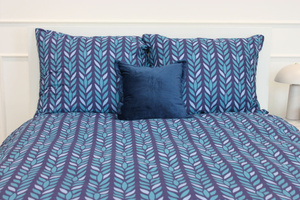 POŚCIEL BAWEŁNA KŁOS GRANAT