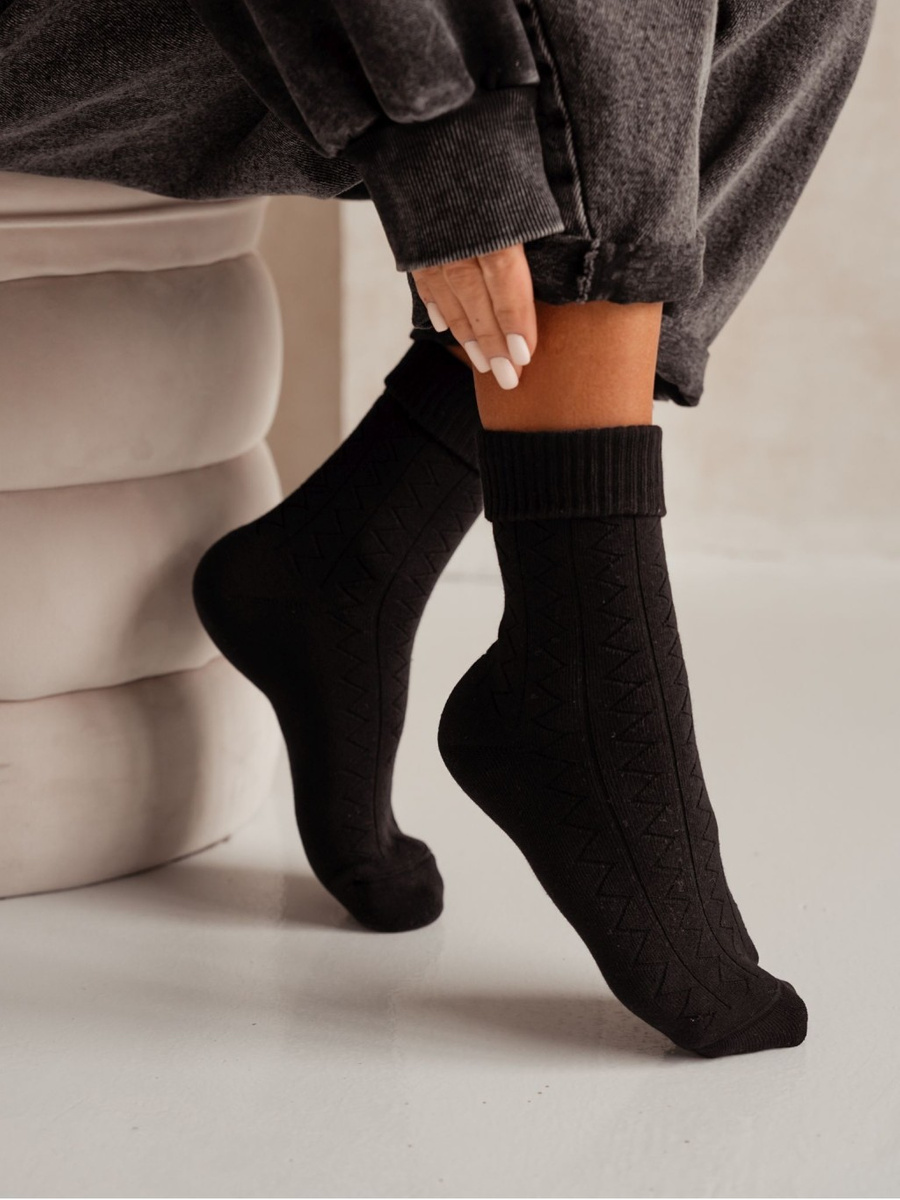 Czerwone bawełniane skarpety damskie 75% bawełna Milena – komfort na co dzień